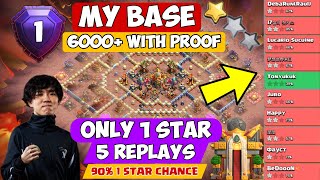 New Killer Th16 WAR Base With LINKS Th16 Anti 2 Stars WAR BASE Link  New Best Th16 War Base 2024 [upl. by Oinotla]