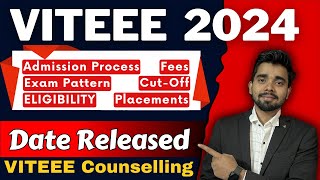 VITEEE 2024 Dates Released  VITEEE Exam Complete Details  Cutoff Fees Exam Pattern Eligibility [upl. by Wilonah]