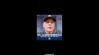 Free Pick MLB ⚾️ from Coach Rick YLose and this old man loves the Braves vs Nations under 85 [upl. by Airogerg]