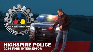 Highspire Police 2018 Ford Interceptor  911RR [upl. by Drofnelg]