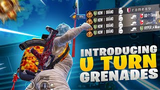 Introducing U Turn Grenades  Tips amp Tricks Of Grenades  Pubg Mobile  HOW BRAND [upl. by Aira]