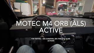 MoTec M4 ECU Rotational Idle and ORB Overrun Boost  Anti Lag ALS [upl. by Fish]