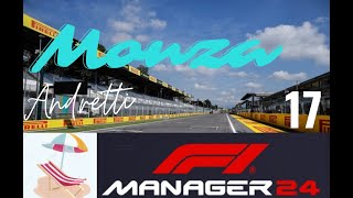 SEGUIMOS SACANDO PUNTOS EN MONZA CON ANDRETTI F1 TEAM  F1 MANAGER 2024 CAP 17 [upl. by Esenwahs]