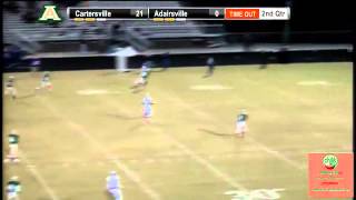 Cartersville QB Brooks Barden 54 yd TD pass [upl. by Eimmas]