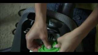 Change the Filter Bag Sebo Airbelt K Canister Vacuum [upl. by Nordek]