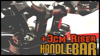 Ktm 790 adventure 2023  install handlebar riser [upl. by Lesly781]