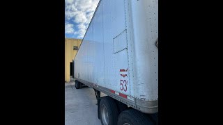 Dry Van Trailer 53 ft swing doors for sale [upl. by Ecerehs]