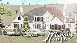 Family House Bloxburg Speedbuild [upl. by Issie]