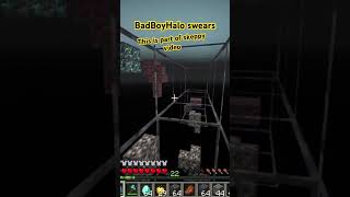 BadBoyHalo swears Made by Skeppy skeppy badboyhalo minecraftxray minecraft [upl. by Payson880]