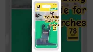 Oscillating blade for cutting arcsWOLFCRAFT PRO HCS🪚Demo with Dewalt DSC353 multitool [upl. by Orly903]