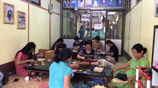 gold leaf making mandalay myanmar [upl. by Niltak130]