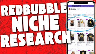 Redbubble Niche Research 2023 [upl. by Wahlstrom511]