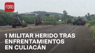 Un muerto y un elemento del ejército herido el saldo de un enfrentamiento armado en Culiacán [upl. by Delahk20]