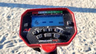 BEACH METAL DETECTING  Minelab Vanquish 440 On The Beach [upl. by Yznil]