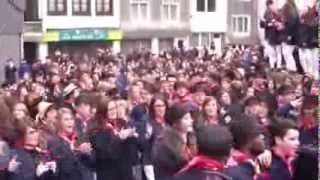 Carnaval Malmedy 2014 Ardennais lion mort ce soir [upl. by Llevol]