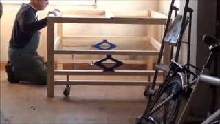 Jack up worktable for DIY CNC Router [upl. by Atram190]