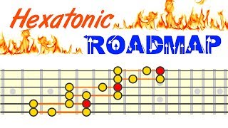 Hexatonic Roadmap  Blaze The Neck With These 5 Patterns [upl. by Ynomrah672]