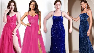 Trying on Prom Dresses  JJs House Formal Dress Try On Haul [upl. by Baer451]