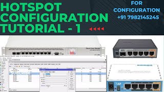 Tutorial 1 How to configure Hotspot on Mikrotik Router  WIFI Hotspot [upl. by Perseus]