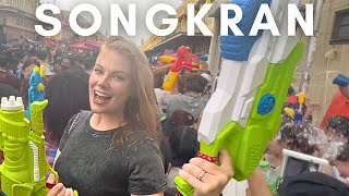 SONGKRAN 2023 🇹🇭  First time celebrating Thai New Years in Bangkok [upl. by Esital141]