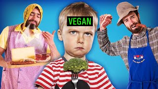 Sketch  Veganer Enkel vs Großeltern [upl. by Aicatsan]