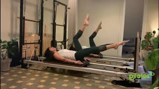 VÍDEO 1 Secuencia de Ejercicios con la tabla de Saltos en Pilates Reformer [upl. by Carrie]