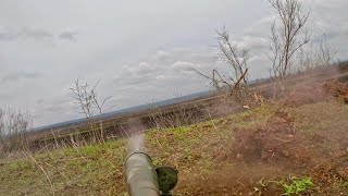 Combat GoPro  International Marksman Defending Bakhmut [upl. by Benildas]