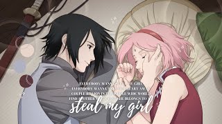 AMV SASUKE amp SAKURA  STEAL MY GIRL [upl. by Forster]