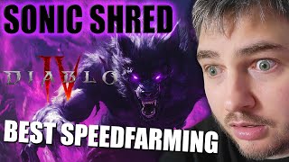 SONIC SHRED Fastest Speed Farming Possible Diablo 4 Druid Build Guide for Season 5  SUPER FUN [upl. by Iridis792]