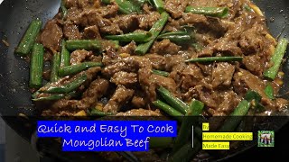 Quick amp Easy to Cook Mongolian Beef [upl. by Haelhsa]