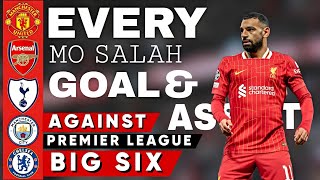 MoSalah Against EPL BIG 6 in Premier League [upl. by Waldack]