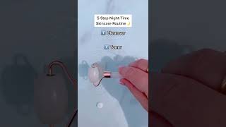 Night skin care routine🤍 skincareroutineforoilyskin skincareproducts [upl. by Huston]