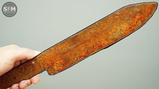 Restoration Very Old Meat Knife [upl. by Gonzales600]