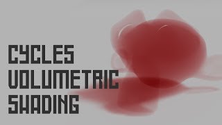 Blender Tutorial Intro to Cycles Volumetric Nodes [upl. by Enaej]