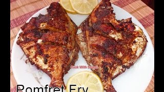 Pomfret Fry Recipe [upl. by Shanda]