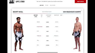 Geoff Neal vs Ian Garry Prediction ufc298 [upl. by Nahshun]