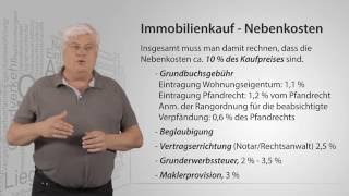 Immobilienkaufmann Welche Nebenkosten fallen beim Immobilienkauf an [upl. by Saimon171]