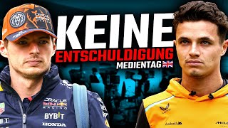 Wie geht’s bei Verstappen und Norris weiter  Analyse Medientag F1 Silverstone 2024 [upl. by Ennaillek]