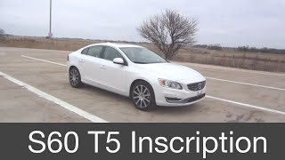 2018 Volvo S60 T5 Inscription  review walk around and test drive  100 rental cars [upl. by Blanch]