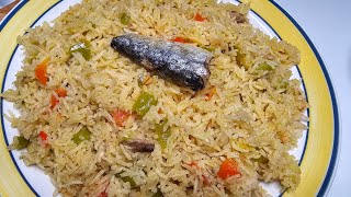 Cette façon de sauter le riz à la sardine est simplement magnifique Riz grasfried rice [upl. by Ambert]