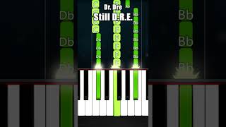 Dr Dre  Still DRE ft Snoop Dogg  BEGINNER Piano Tutorial [upl. by Lleneg]