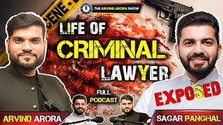 Adv Sagar Panghal on Sextortion Cheating Politics and Career in law podcast with arvindarora [upl. by Apilef]