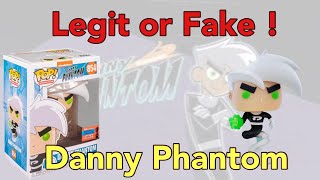 How To Spot Fake Danny Phantom 854 Funko Pop  Review with Authentic Pop  Available For Sale [upl. by Lubin]