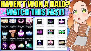 GET A HALO FOR FREE EASY Guide To Win Your First Halo In ROYALE HIGH [upl. by Reifnnej885]