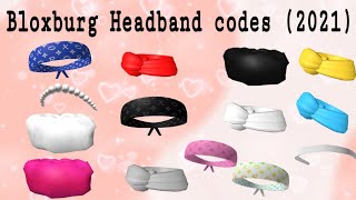 Bloxburg Headband Codes 2021 [upl. by Orlosky540]