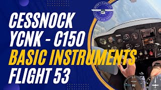 Flight 53 Basic instrument flying training at Cessnock in a Cessna 150 [upl. by Stephan]