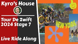 Everything Bagel  Live Tour De Zwift 2024 Stage 7 [upl. by Gonroff148]