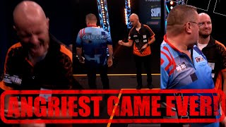 THE ANGRIEST DARTS MATCH EVER 🤬 [upl. by Naimaj]