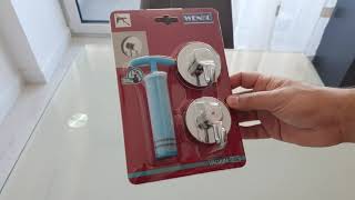 Wenko Vacuum Loc  screwless hooks rails etc [upl. by Waltner]