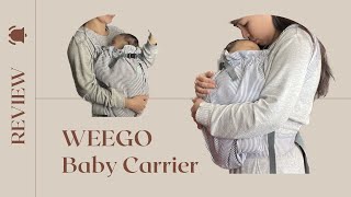 Weego baby carrier REVIEW [upl. by Haelhsa]